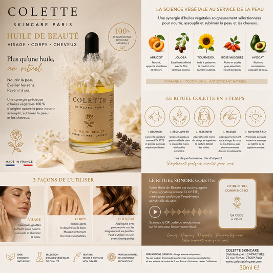 Huile de Massage Colette