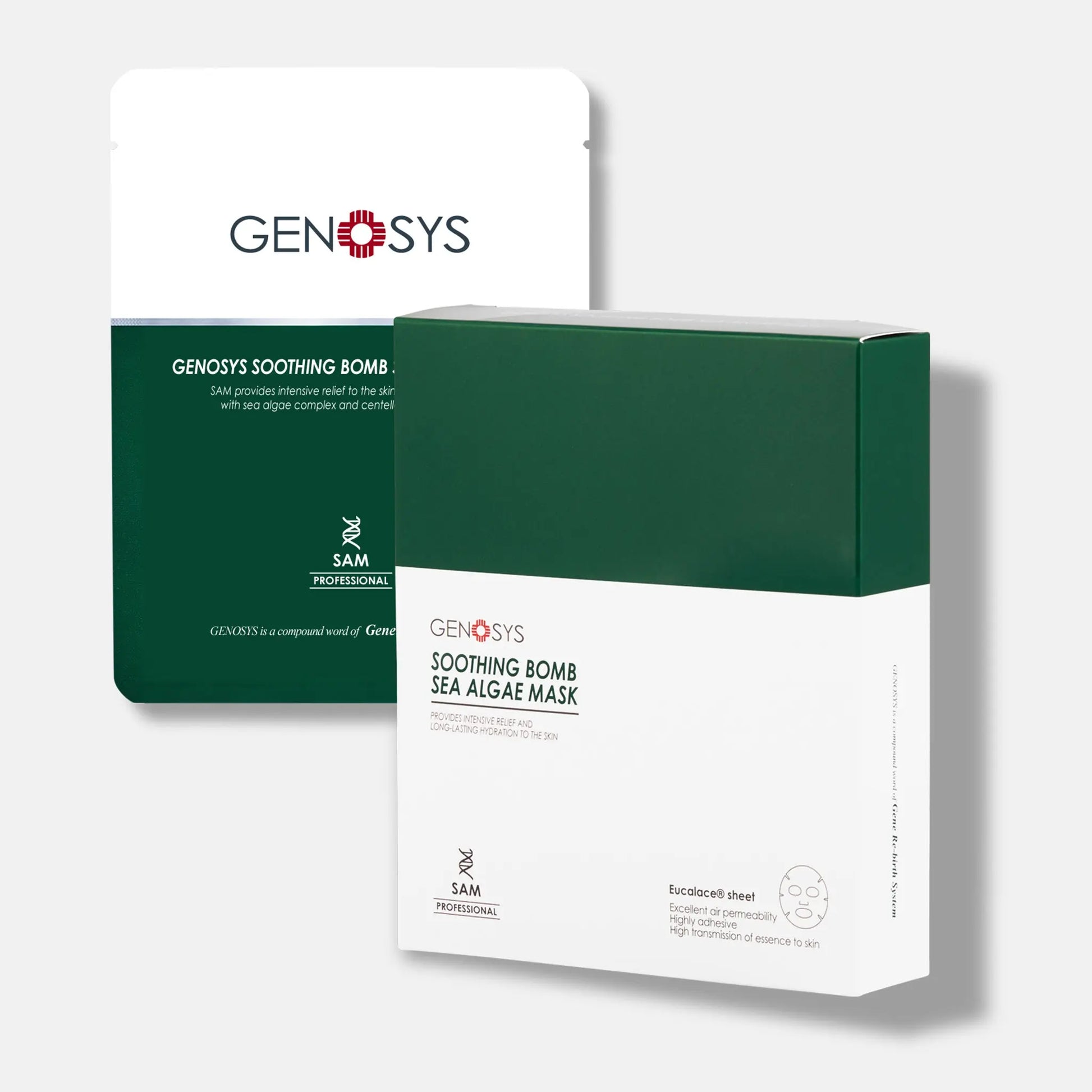 Masque post-traitement – Soothing Bomb Sea Algae Mask Genosys