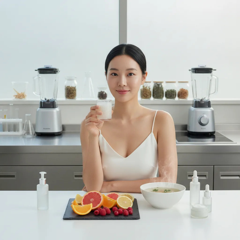 Alimentation peau collagène anti-âge, le guide 2026