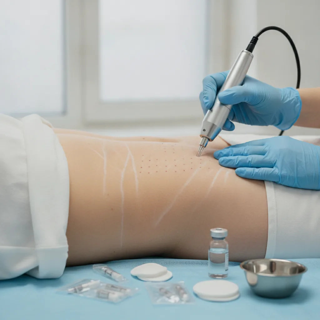 Microneedling vergetures, résultats réels et limites