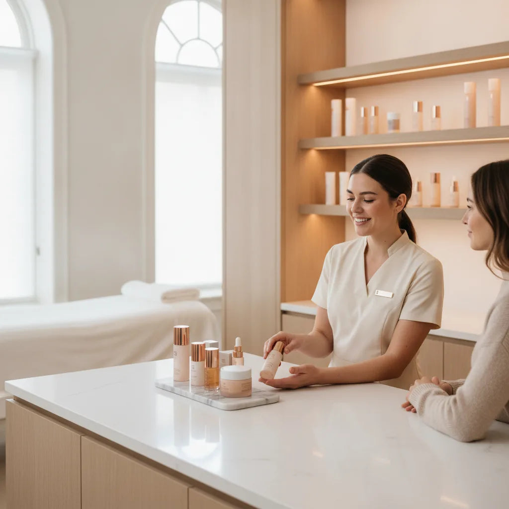 Retail institut beauté, vendre des produits à sa clientèle