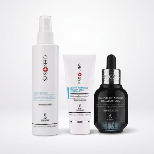 Trio hydratation : Snow booster + sérum Hyaluron + crème Hyaluron