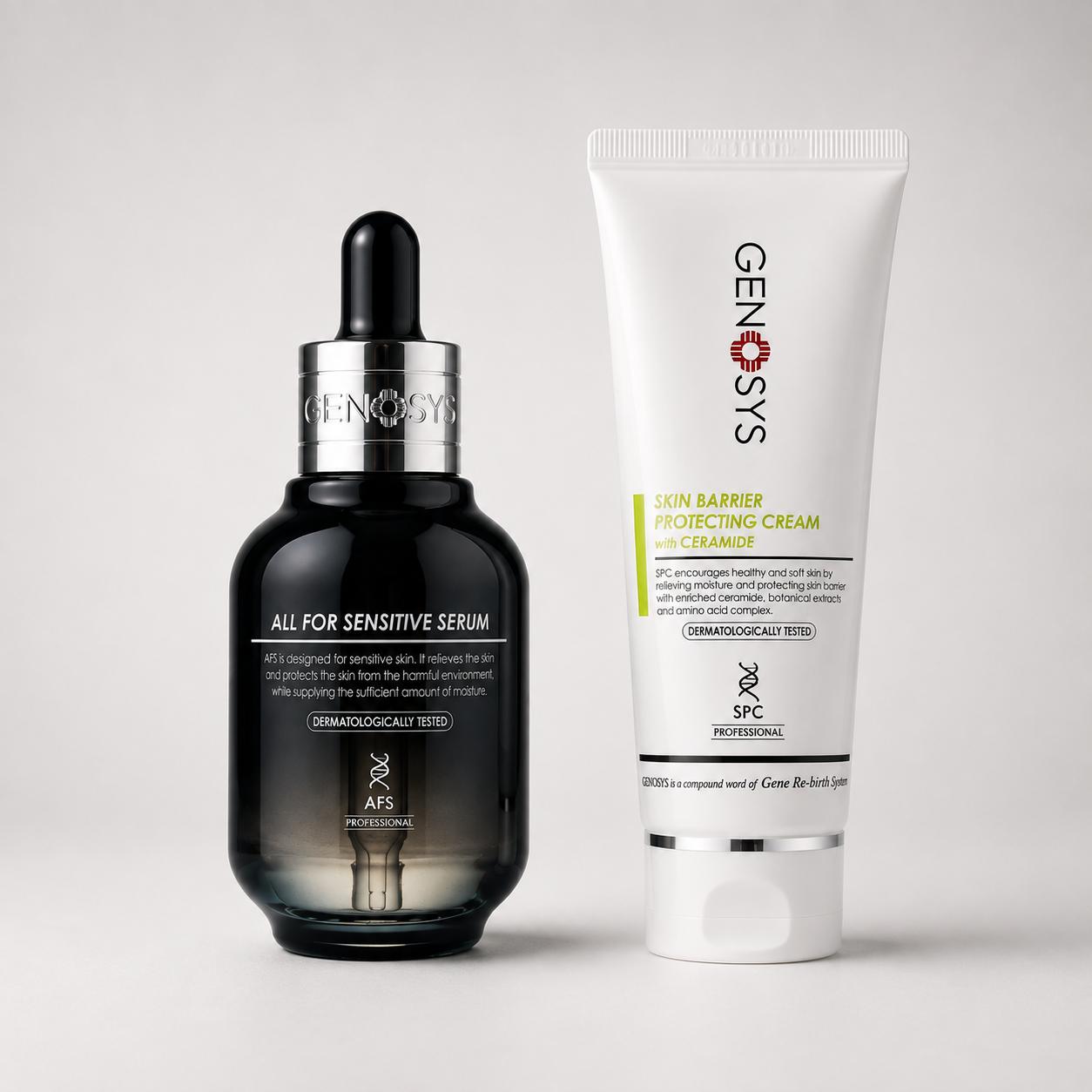 Duo sensitive : Crème Skin barrier Protecting + Sérum All For Sensitive