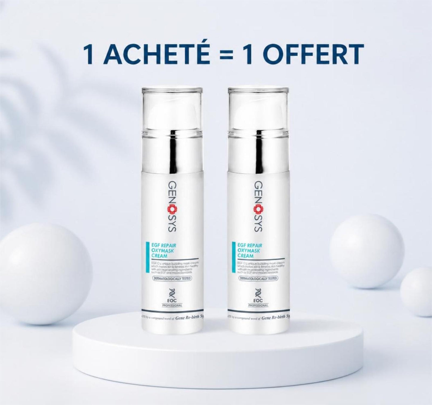 OFFRE 1+1 : Crème EOC (EGF Repair Oxymask Cream)